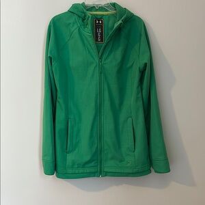 Under Armour Green Full-Zip Hoodie